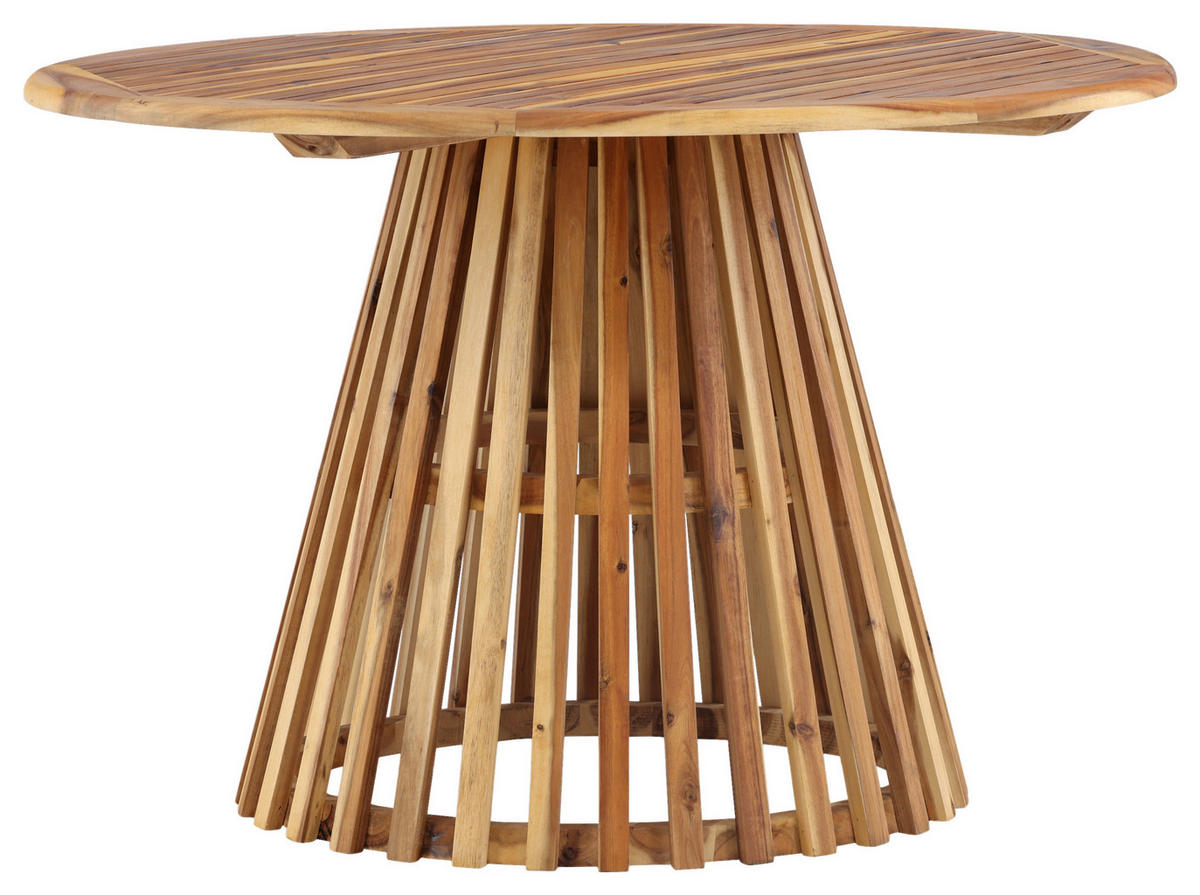 GARTENTISCH 120/120/75 cm  - Akaziefarben, KONVENTIONELL, Holz (120/120/75cm) - Gardenson