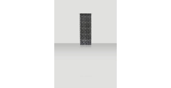 FERTIGVORHANG halbtransparent - Schwarz, Design, Textil (140/255cm) - Novel