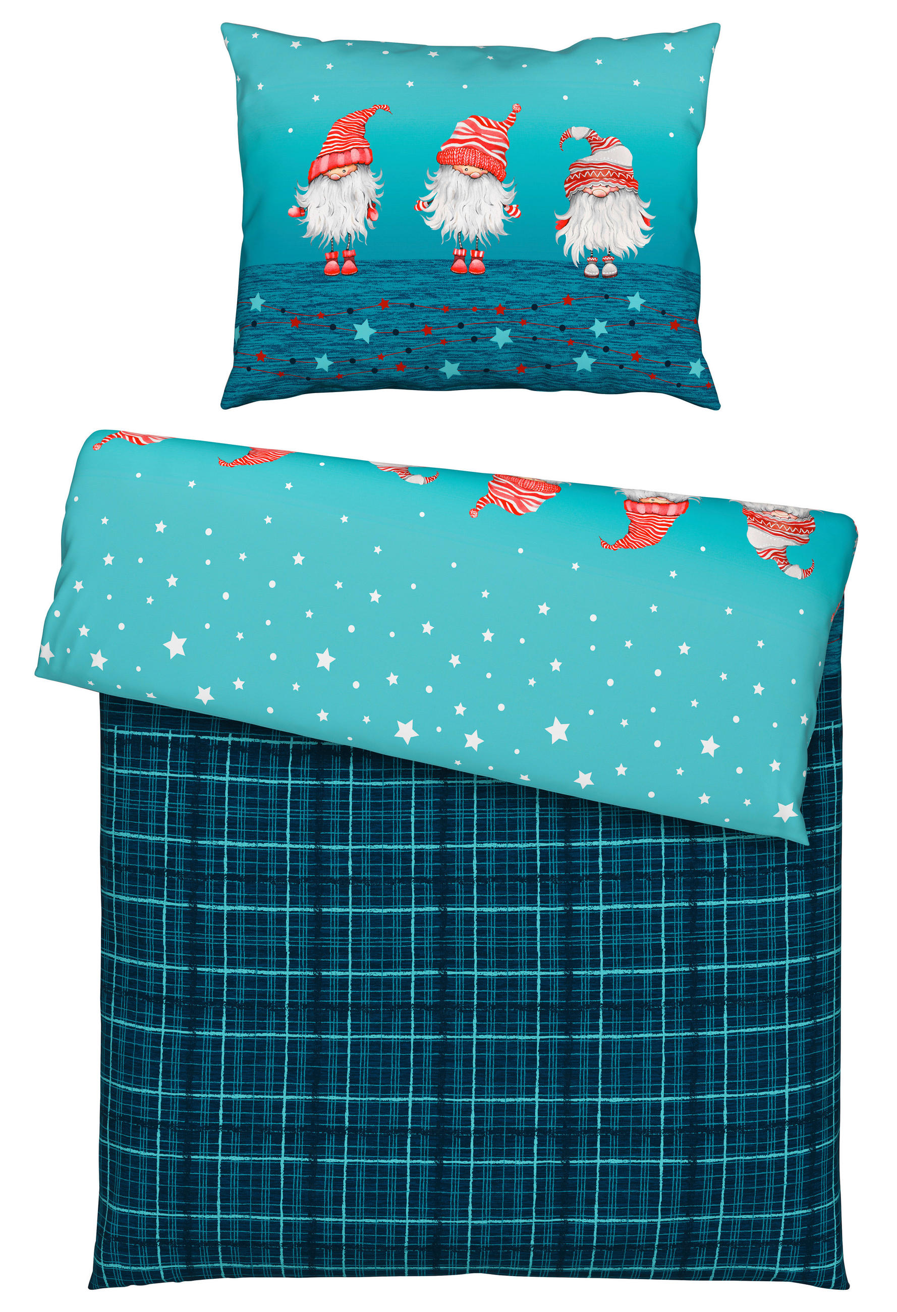 BETTWÄSCHE Flanell 140/200 cm  - Blau, KONVENTIONELL, Textil (140/200cm) - Esposa
