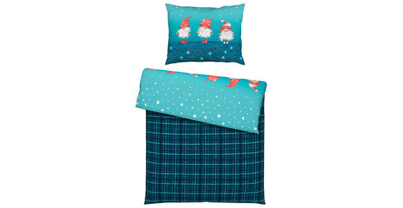 BETTWÄSCHE Flanell 140/200 cm  - Blau, KONVENTIONELL, Textil (140/200cm) - Esposa