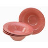 SADA TALÍŘŮ NA TĚSTOVINY, keramika, 27 cm - tmavě růžová, Trend, keramika (27cm) - Creatable