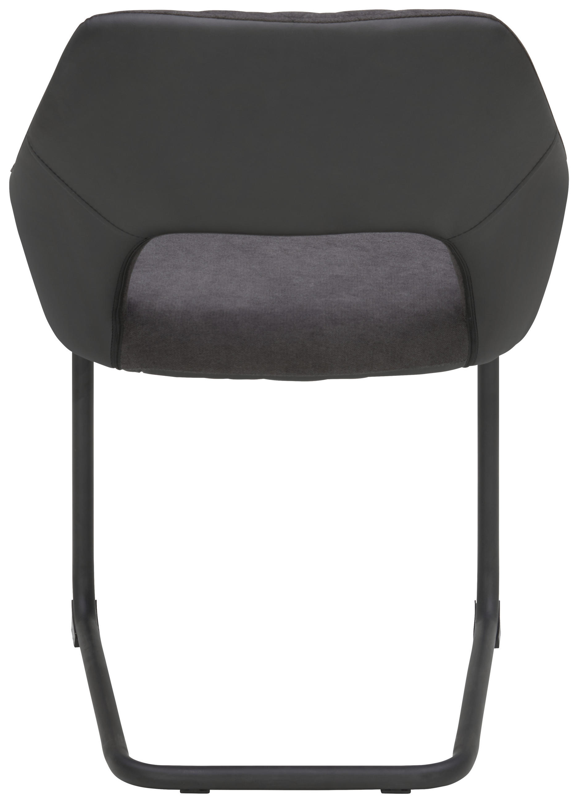 STOLIČKA S PRUŽNÝM PODNOŽÍM, tkaná textília, antracitová, čierna - čierna/antracitová, Design, kov/textil (59,5/83/59cm) - Carryhome