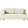 SCHLAFSOFA in Holz, Textil Weiss  - Weiss/Naturfarben, Design, Holz/Textil (211/88/102cm) - Niels Andersson