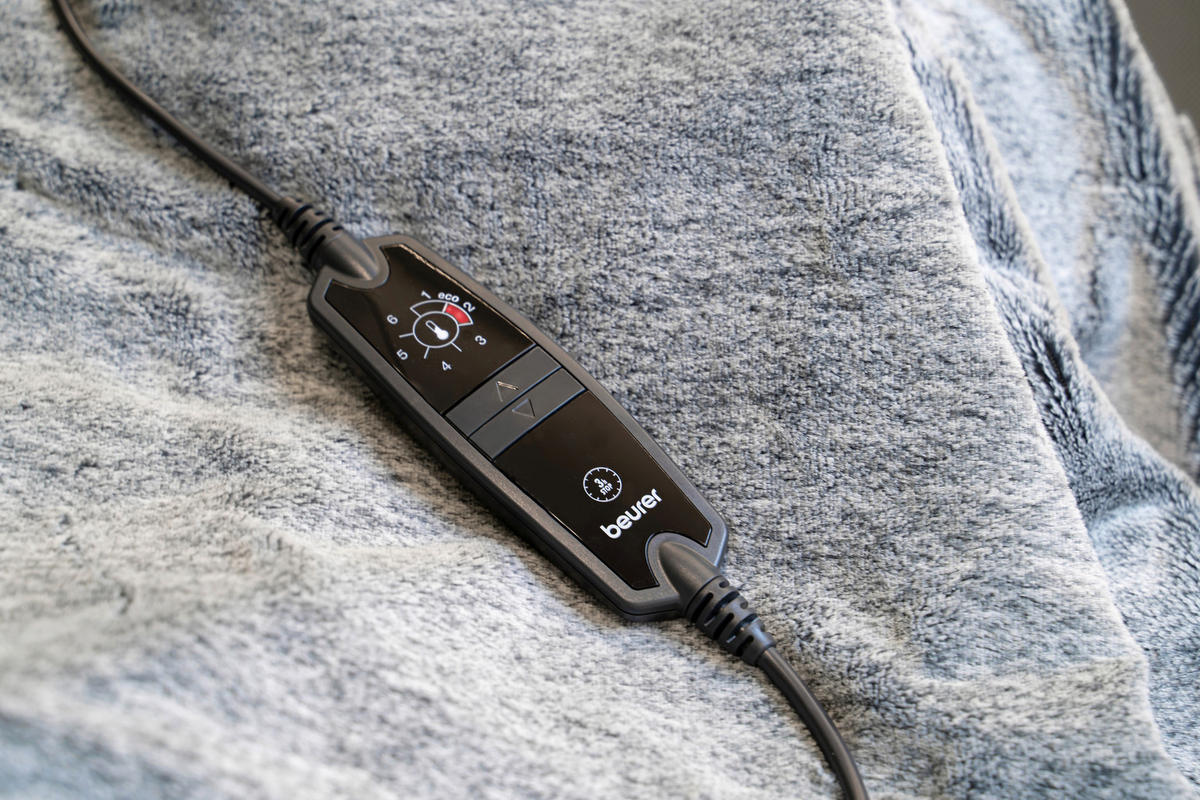 HEIZDECKE Green Planet 180/130 cm  - Grau, Kunststoff (180/130cm)