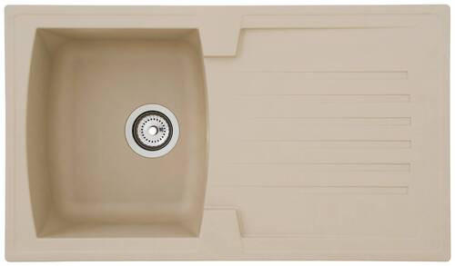 DISKHO 1712BOSTON86X50B  - beige, Trend, glas/plast (86/20/50cm) - Respekta