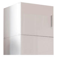 AUFSATZSCHRANK 50/40/54 cm  in  - Chromfarben/Weiß, KONVENTIONELL, Holzwerkstoff/Kunststoff (50/40/54cm) - Xora