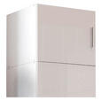 AUFSATZSCHRANK 50/40/54 cm  - Chromfarben/Weiß, KONVENTIONELL, Holzwerkstoff/Kunststoff (50/40/54cm) - Xora