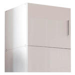 AUFSATZSCHRANK 50/40/54 cm  - Chromfarben/Weiß, KONVENTIONELL, Holzwerkstoff/Kunststoff (50/40/54cm) - Xora