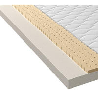KOMFORTSCHAUMMATRATZE 100/200 cm Höhe ca. 12 cm  - Weiß, Basics, Textil (100/200cm) - Xora
