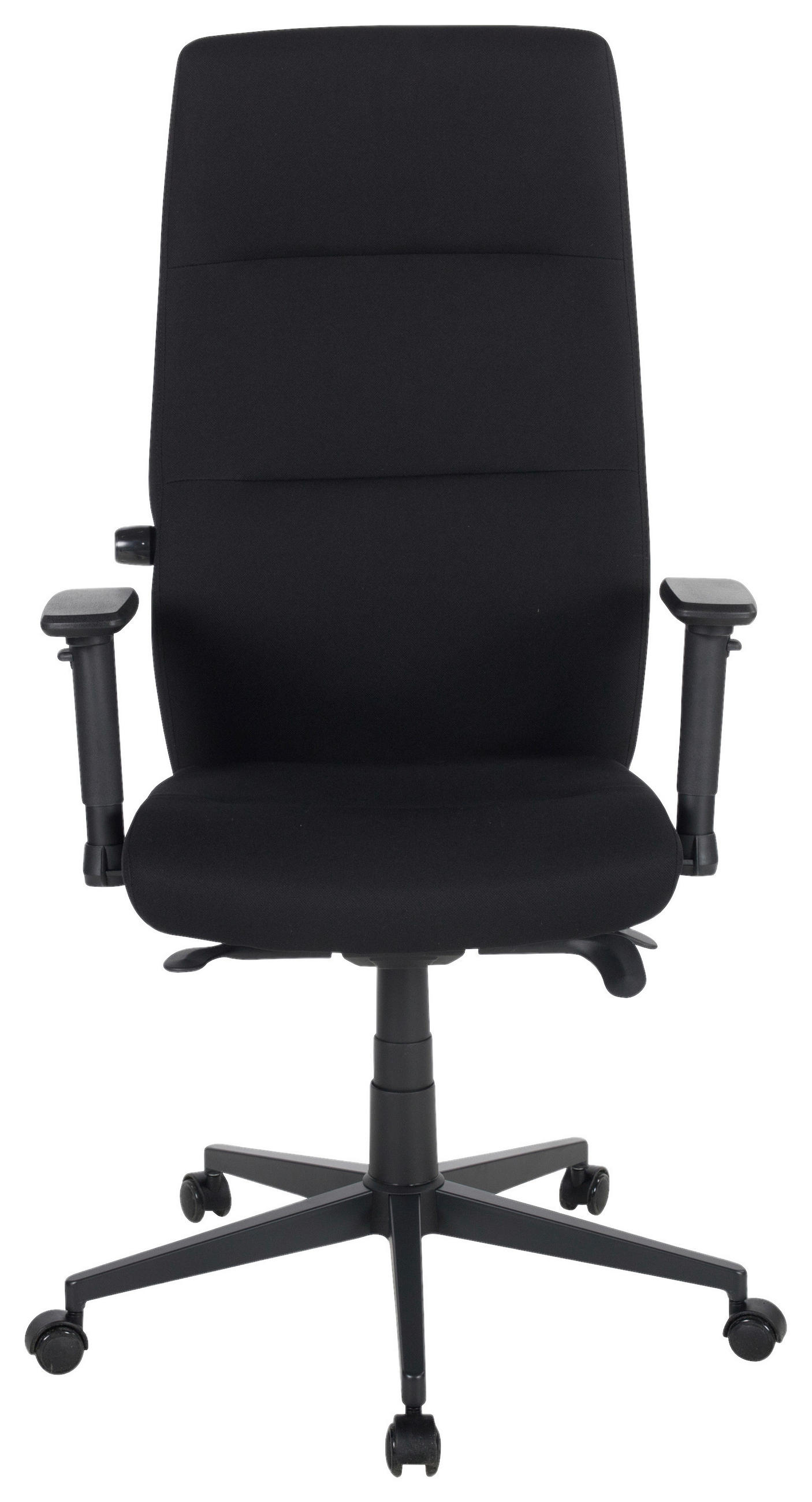 DREHSTUHL Flachgewebe Schwarz  - Schwarz, KONVENTIONELL, Kunststoff/Textil (70/120-130/70cm) - Cantus