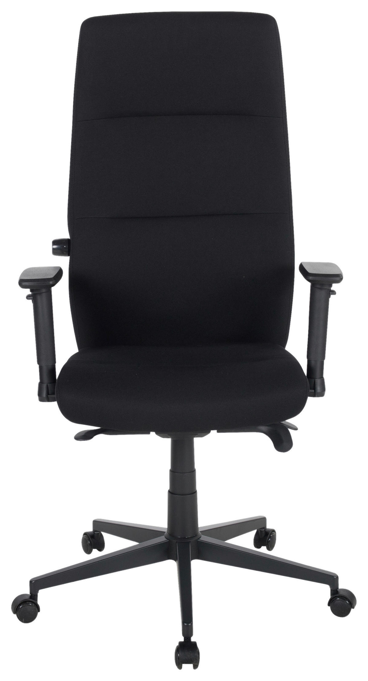 DREHSTUHL Flachgewebe Schwarz  - Schwarz, KONVENTIONELL, Kunststoff/Textil (70/120-130/70cm) - Cantus
