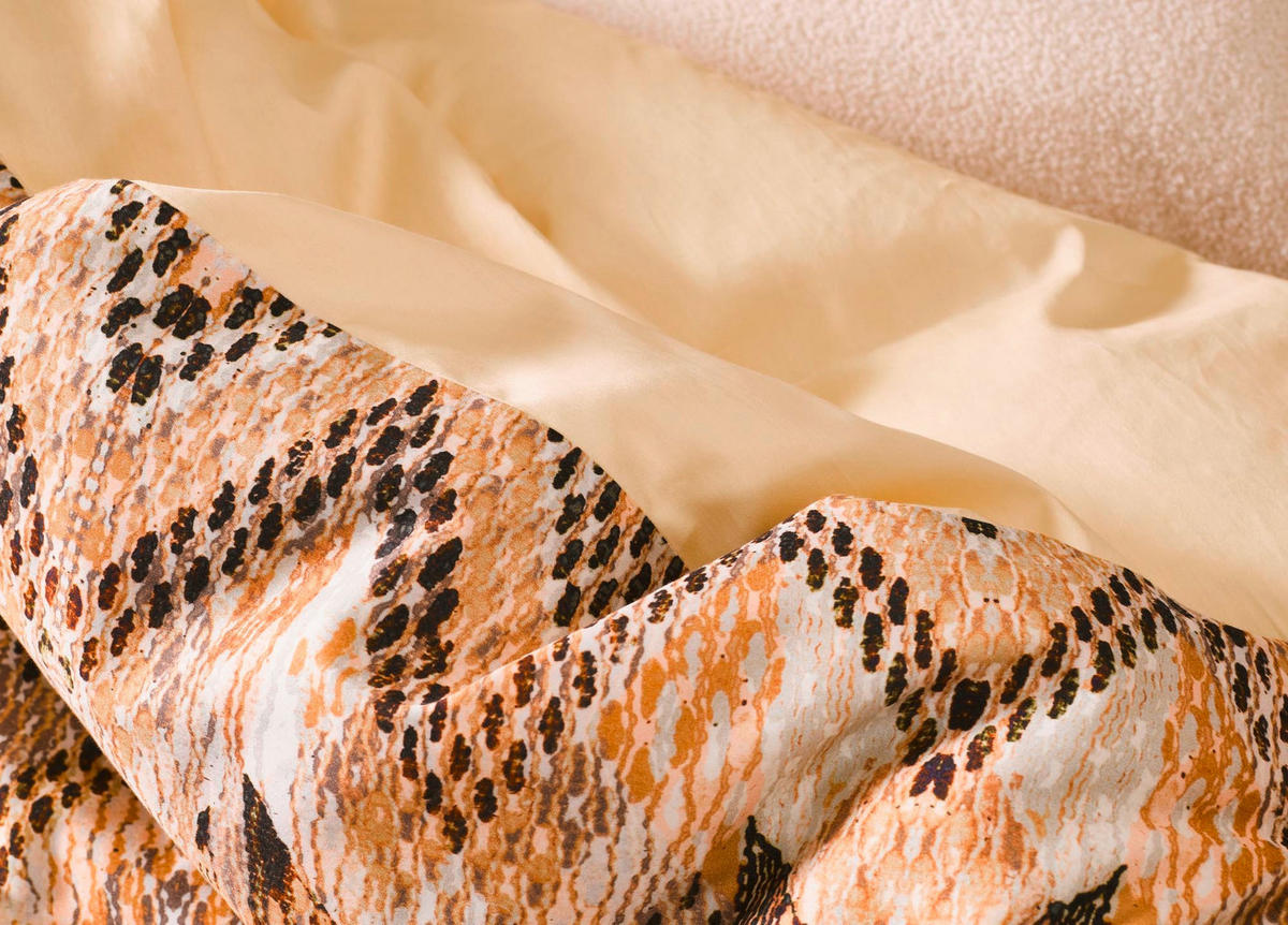 WENDEBETTWÄSCHE H/W 2021 Satin 155/220 cm  - Creme, Design (155/220cm) - Essenza