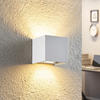 WANDLEUCHTE Leon 9,7/9,7/9,7 cm   - Weiß, Basics, Metall (9,7/9,7/9,7cm) - Novel