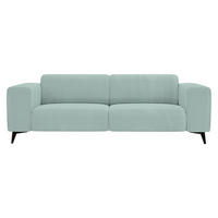 2-SITZER-SOFA Cord Salbeigrün  - Salbeigrün/Schwarz, KONVENTIONELL, Textil/Metall (207/75/104cm) - Carryhome