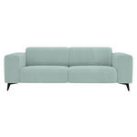 2-SITZER-SOFA Cord Salbeigrün  - Salbeigrün/Schwarz, KONVENTIONELL, Textil/Metall (207/75/104cm) - Carryhome