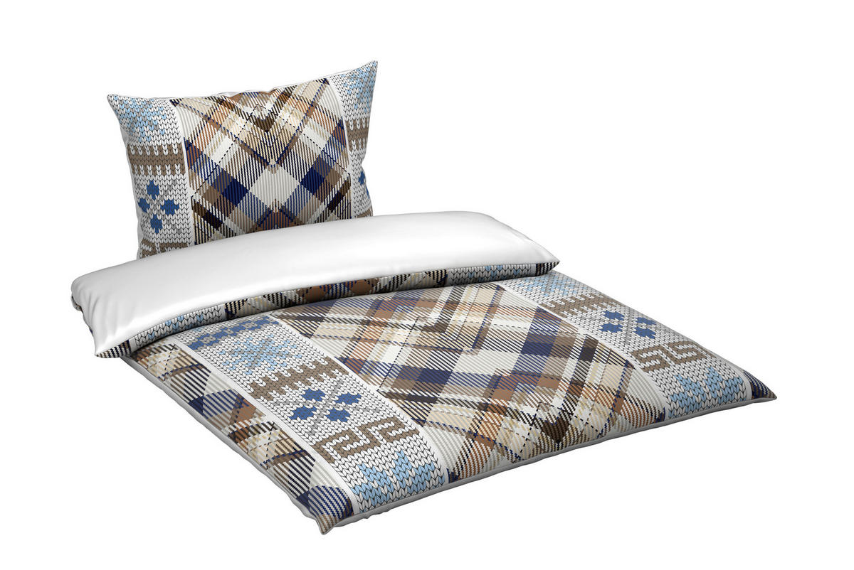 WENDEBETTWÄSCHE Satin 140/200 cm  - Multicolor, Textil (140/200cm) - Esposa