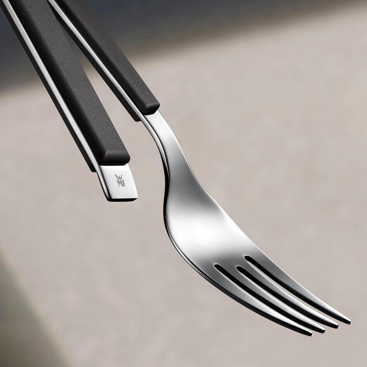 BESTECKSET Emotion 30-teilig Edelstahl  für 6 Personen  - Lavagrau, Basics, Metall (12,5/12,5/25cm) - WMF