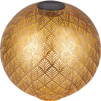 SOLARLEUCHTE - Goldfarben, Design, Kunststoff/Metall (30cm) - Ambia Garden