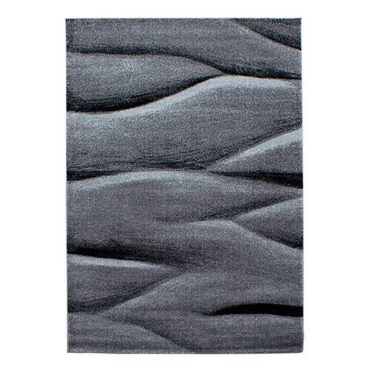 WEBTEPPICH 240/340 cm Lucca Schwarz  - Schwarz, Trend, Textil (240/340cm) - Novel