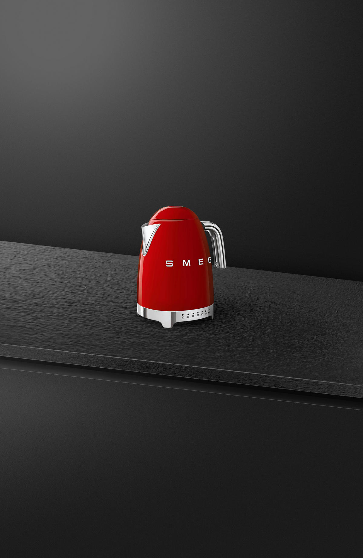 WASSERKOCHER 50's Style 1.7 l  - Rot, Trend, Metall (22.6/27.5/17.1cm) - SMEG