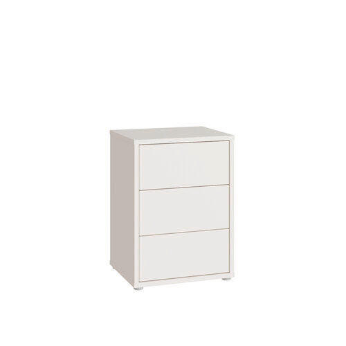 KOMODA, peščene barve  - siva/peščene barve, Moderno, umetna masa/leseni material (49,8/68,7/41,5cm) - Carryhome