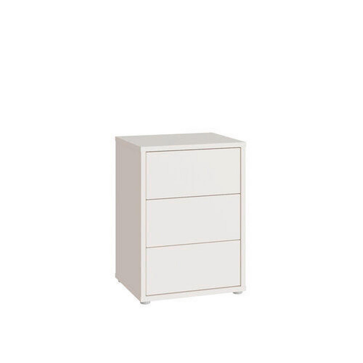 KOMODA, peščene barve  - siva/peščene barve, Moderno, umetna masa/leseni material (49,8/68,7/41,5cm) - Carryhome