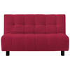 SCHLAFSOFA Rot  - Rot/Schwarz, Design, Textil/Metall (145/92/102cm) - Novel