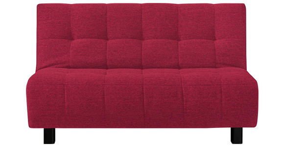 SCHLAFSOFA in Rot  - Rot/Schwarz, Design, Textil/Metall (145/92/102cm) - Novel