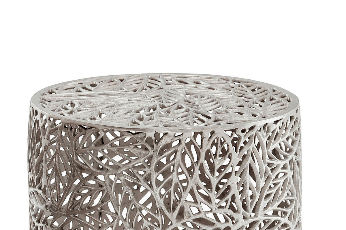 SATSBORD i metall 41/41/42 cm  - silver, Design, metall (41/41/42cm) - Livetastic