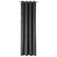 ÖSENSCHAL Emboss blickdicht 140/250 cm   - Anthrazit, Design, Textil (140/250cm) - Joop!