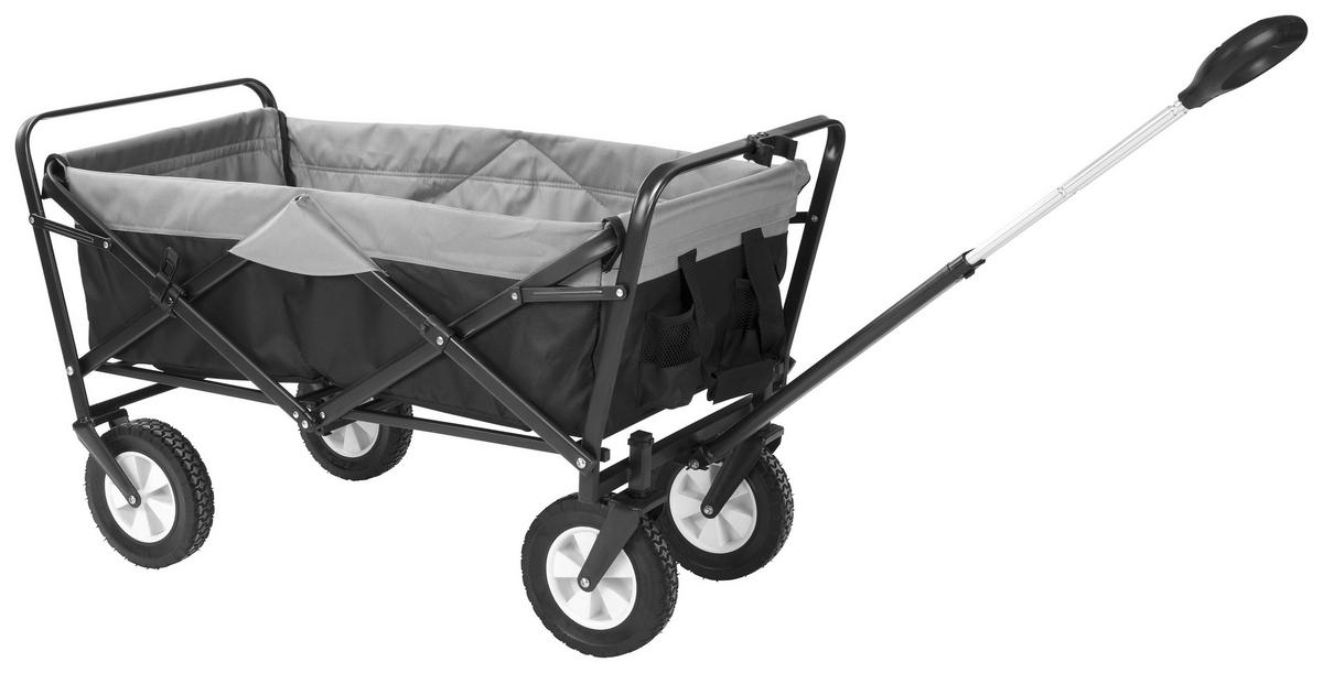 BOLLERWAGEN    - Schwarz/Grau, Basics, Kunststoff/Textil (100/50/80cm) - My Baby Lou