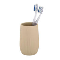 ZAHNPUTZBECHER FABLO  - Beige, Basics, Keramik (8/12/8cm) - Wenko
