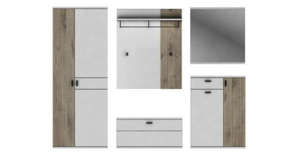 WANDSPIEGEL 75/78/3 cm  - Weiß, Design, Holzwerkstoff (75/78/3cm) - Voleo