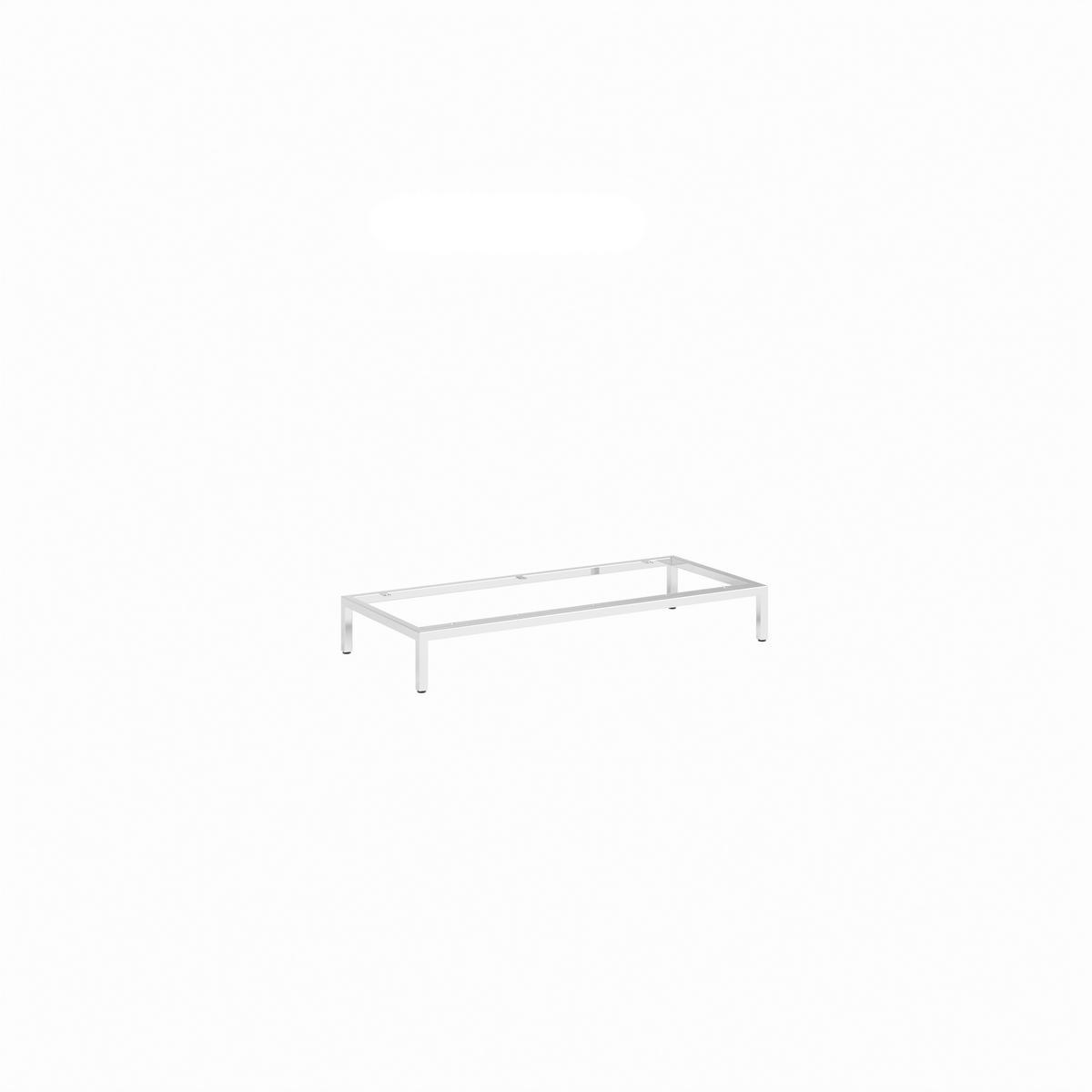 FUßGESTELL - Chromfarben, Basics, Metall (89,6/13/39,5cm)