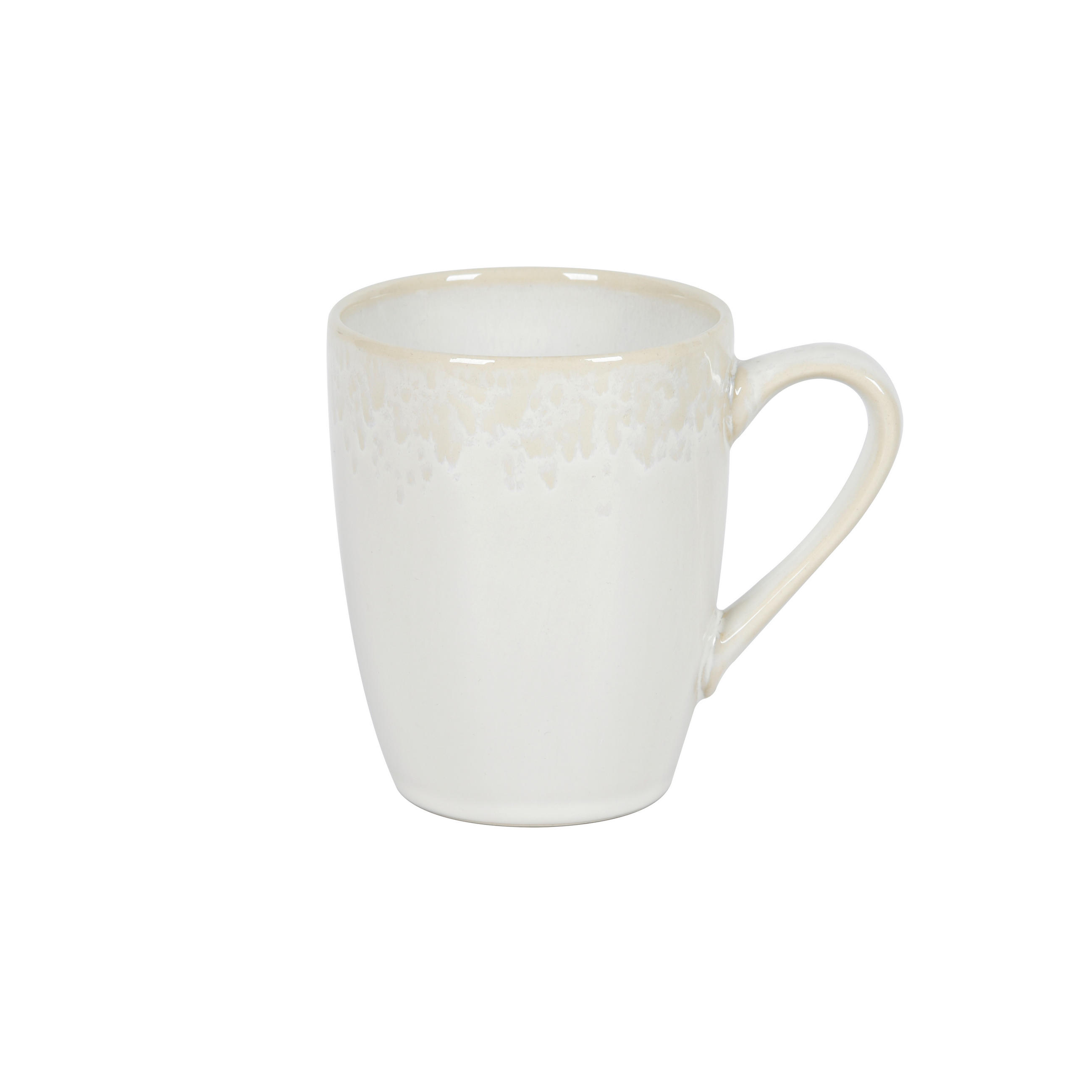 Cană Pentru Cafea 360 ml  - crem, Design, ceramică (8,5/10,5cm) - Novel