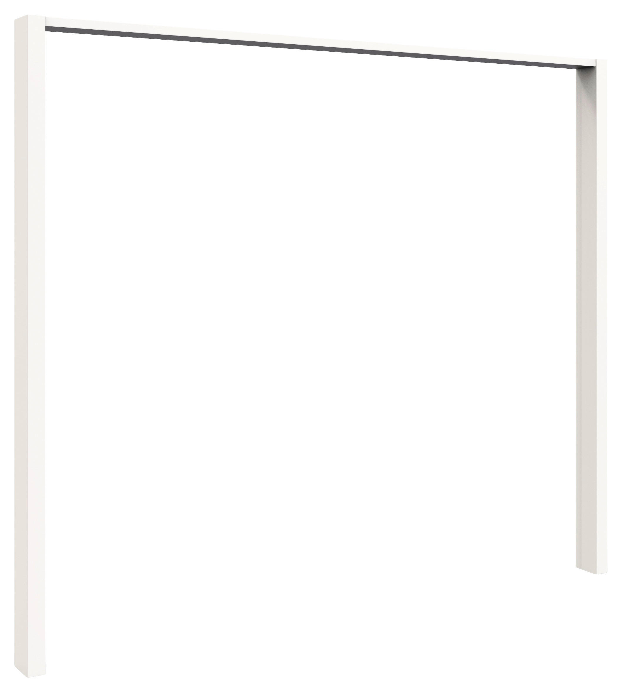 PASSEPARTOUTRAHMEN Weiß  - Weiß, KONVENTIONELL, Holzwerkstoff (256/220/12cm) - Venda