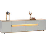 LOWBOARD Eichefarben, Hellgrau  225,6/54,2/48 cm  - Eichefarben/Hellgrau, Design, Holz/Holzwerkstoff (225,6/54,2/48cm) - Dieter Knoll