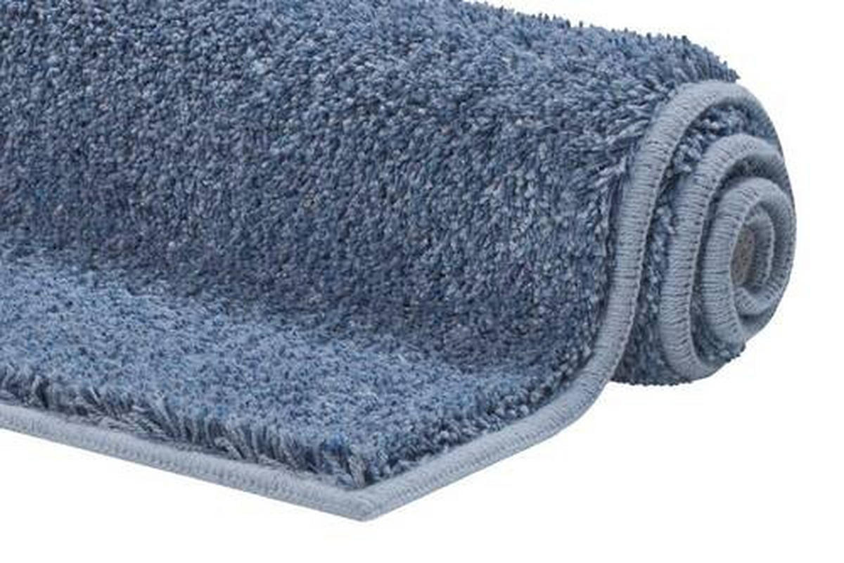 KOBEREC DO KOUPELNY, 65/115 cm - modrá, Basics, textil/plast (65/115cm) - Grund
