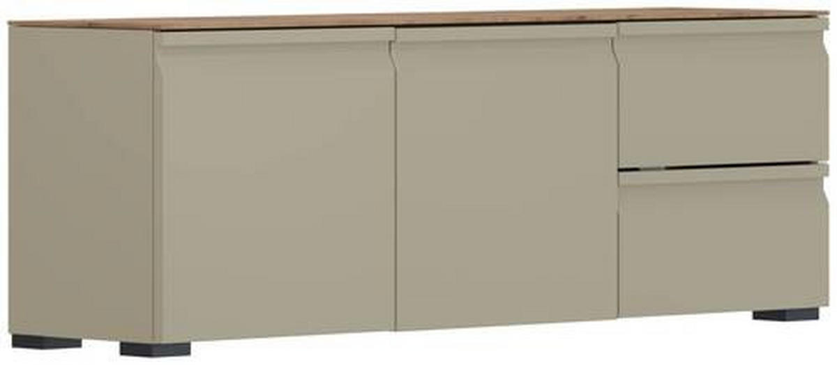 KLUPA ZA PREDSOBLJE  boje pijeska, boje hrasta  drvni materijal  - boje hrasta/boje pijeska, Design, drvni materijal/plastika (139/49/36cm) - Dieter Knoll