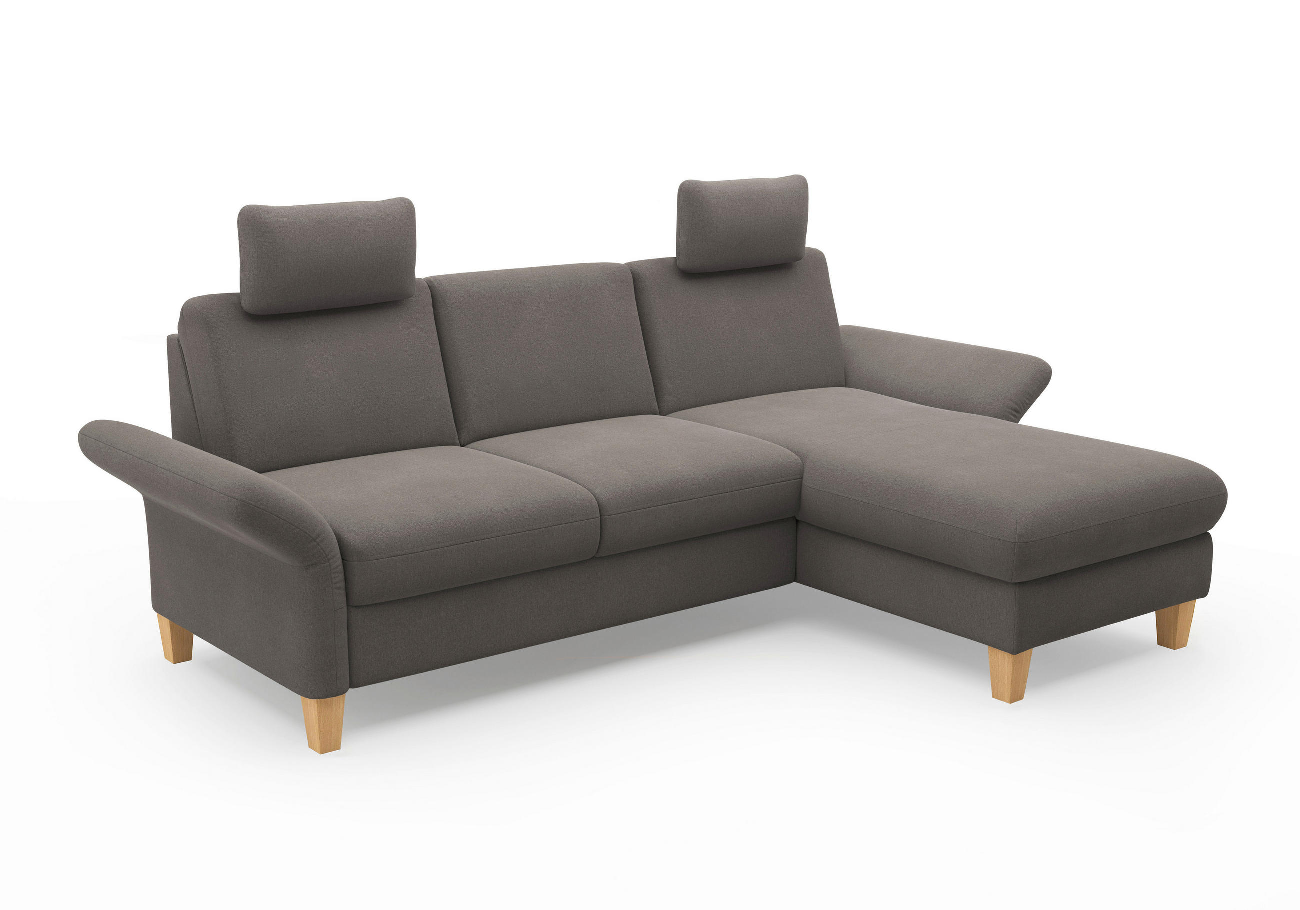 KOPFSTÜTZE - Graphitfarben, KONVENTIONELL, Textil (50/25/12cm) - Sit & More