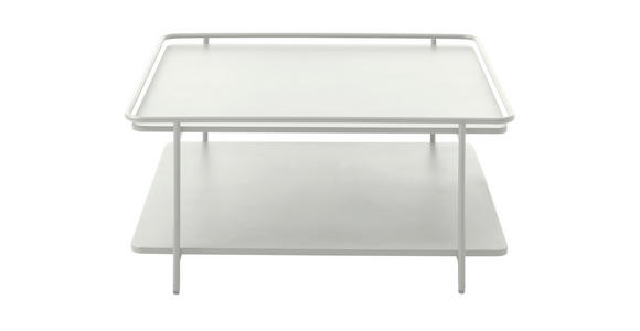 COUCHTISCH - Creme, Basics, Metall (75/75/34,3cm) - Xora
