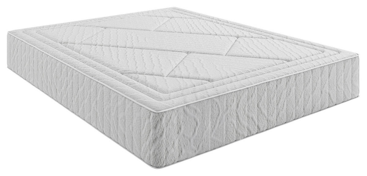 KALTSCHAUMMATRATZE Majestic H3, 200/200 cm, Höhe ca.: 28 cm, H3 = fest, 7-Zonen - Grauweiß, Basics, Textil (200/200cm) - Livetastic