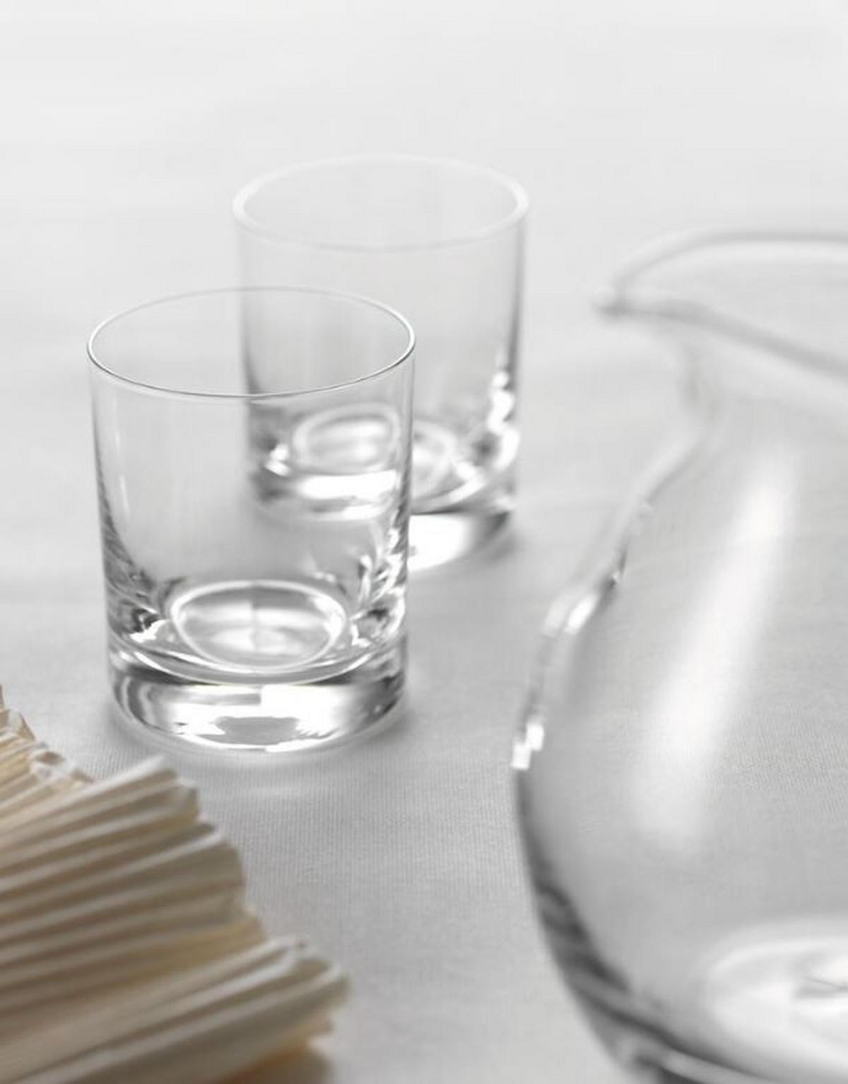GLÄSERSET   - Klar, Basics, Glas (7,9/8,8/7,9cm) - Leonardo