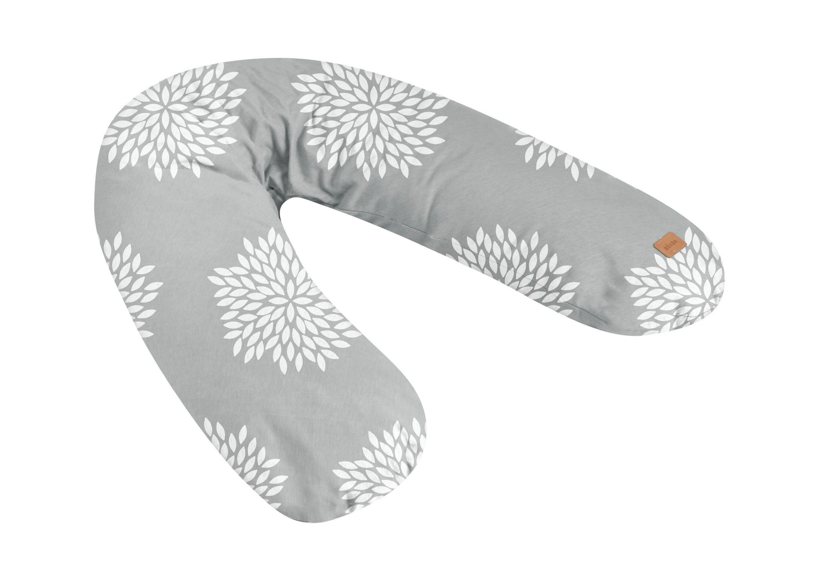 STILLKISSEN   - Hellgrau/Weiß, Basics, Textil (180/39/15cm) - Beaba