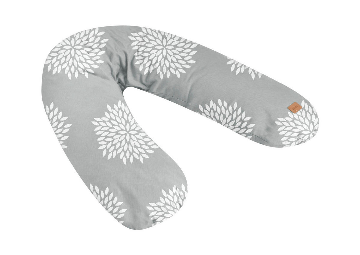 STILLKISSEN   - Hellgrau/Weiß, Basics, Textil (180/39/15cm) - Beaba