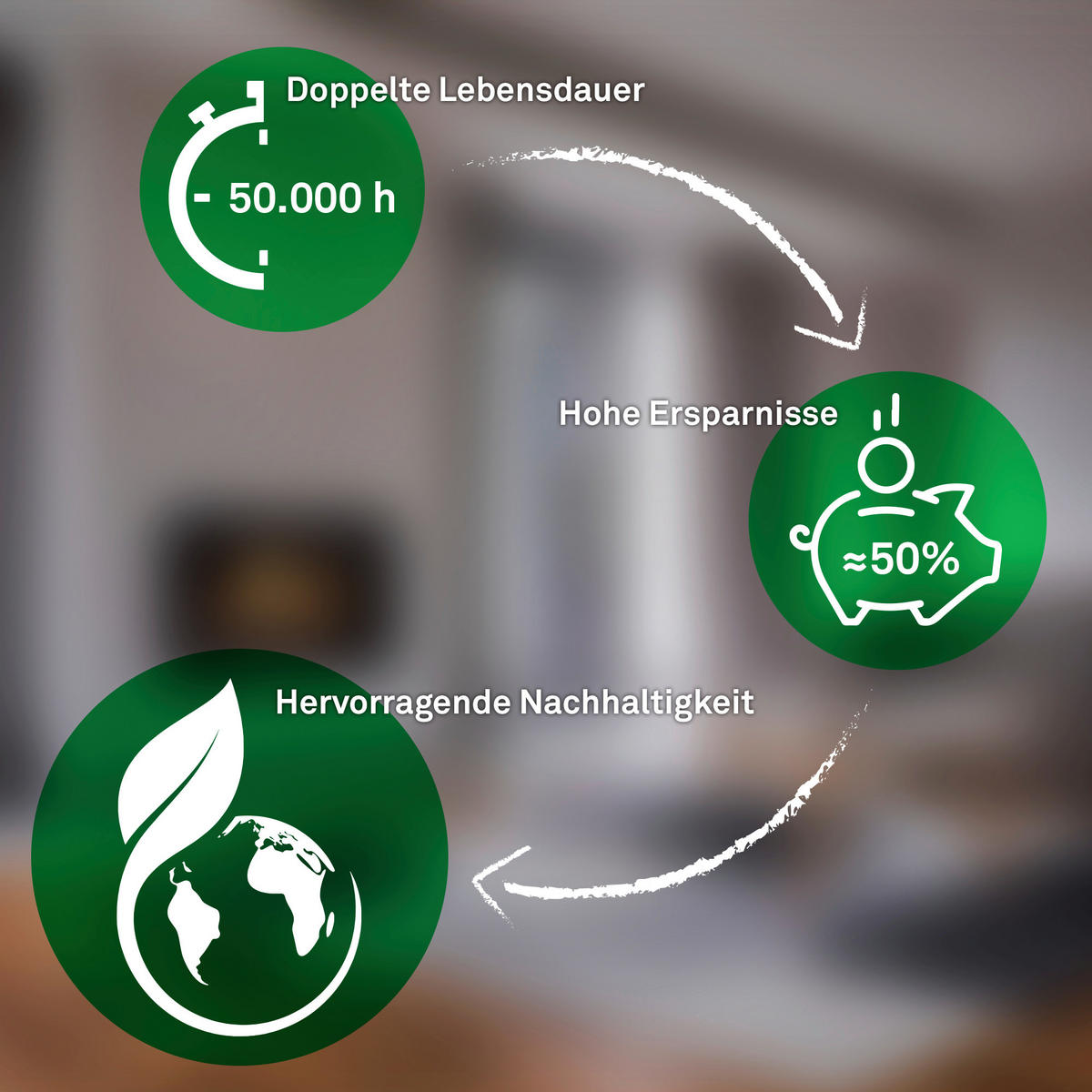 LED-LEUCHTMITTEL   E27 4 W 840 lm  - Silberfarben, Basics, Glas (6/10,6cm)