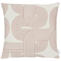 ZIERKISSEN 45/45 cm  - Naturfarben/Rosa, Design, Textil (45/45cm) - Apelt