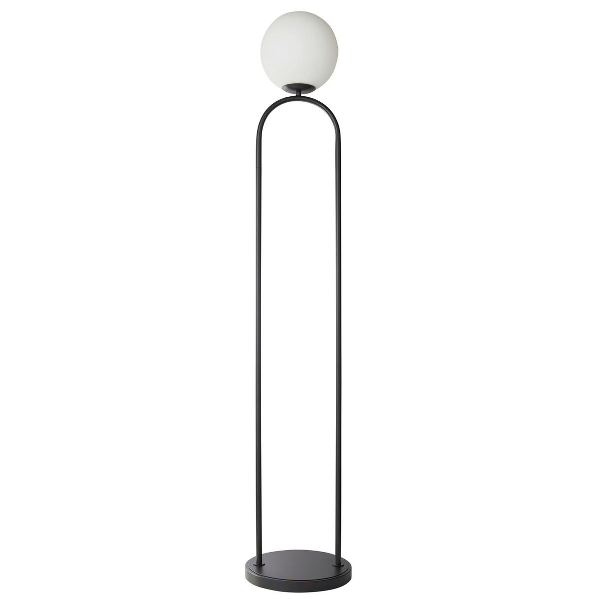 STEHLEUCHTE 27/142.7 cm    - Messingfarben/Opal, Basics, Glas/Metall (27/142.7cm) - ENDON
