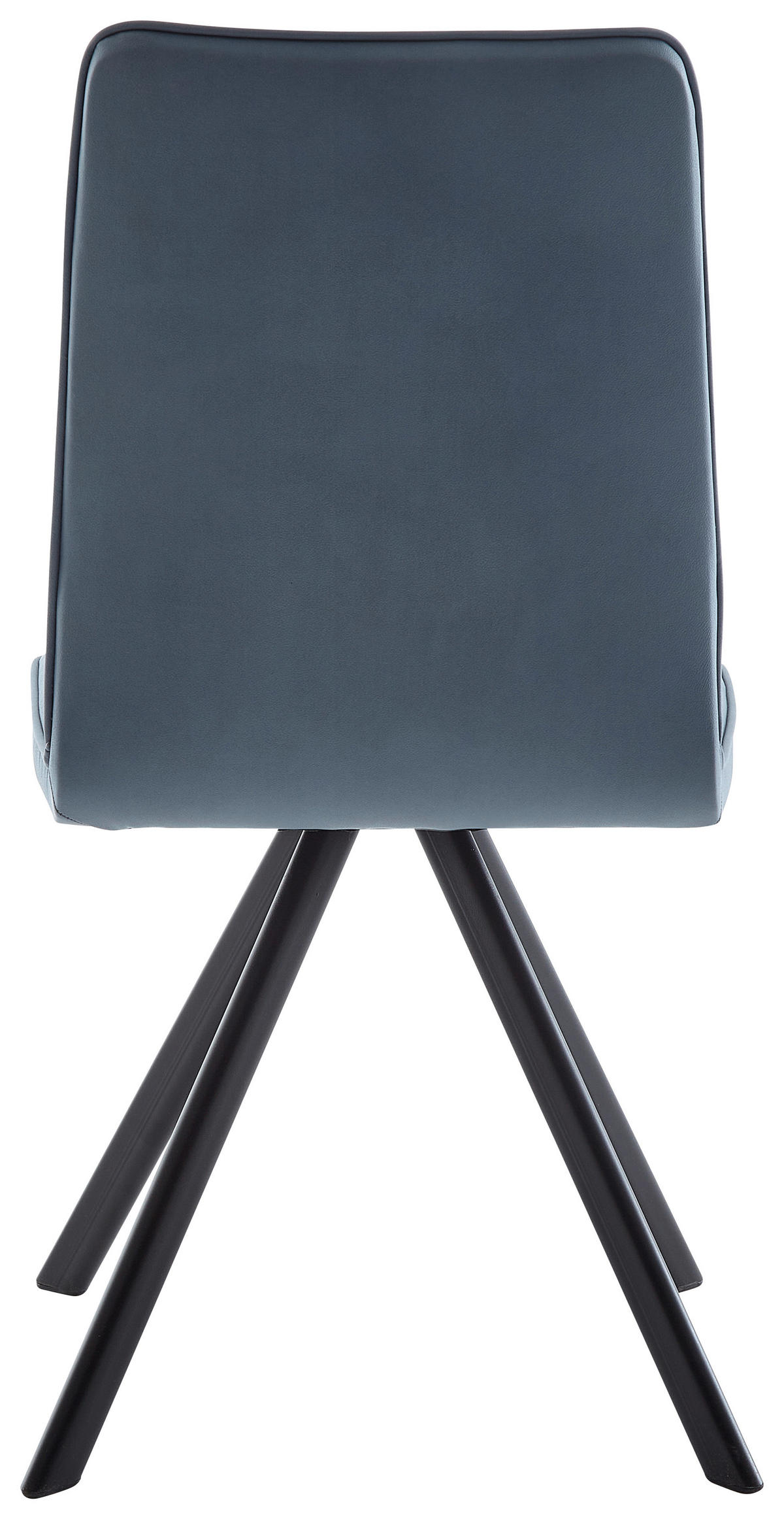 STOL, kovina, tekstil črna, svetlo modra  - svetlo modra/črna, Design, kovina/tekstil (48/93/60cm) - Cantus