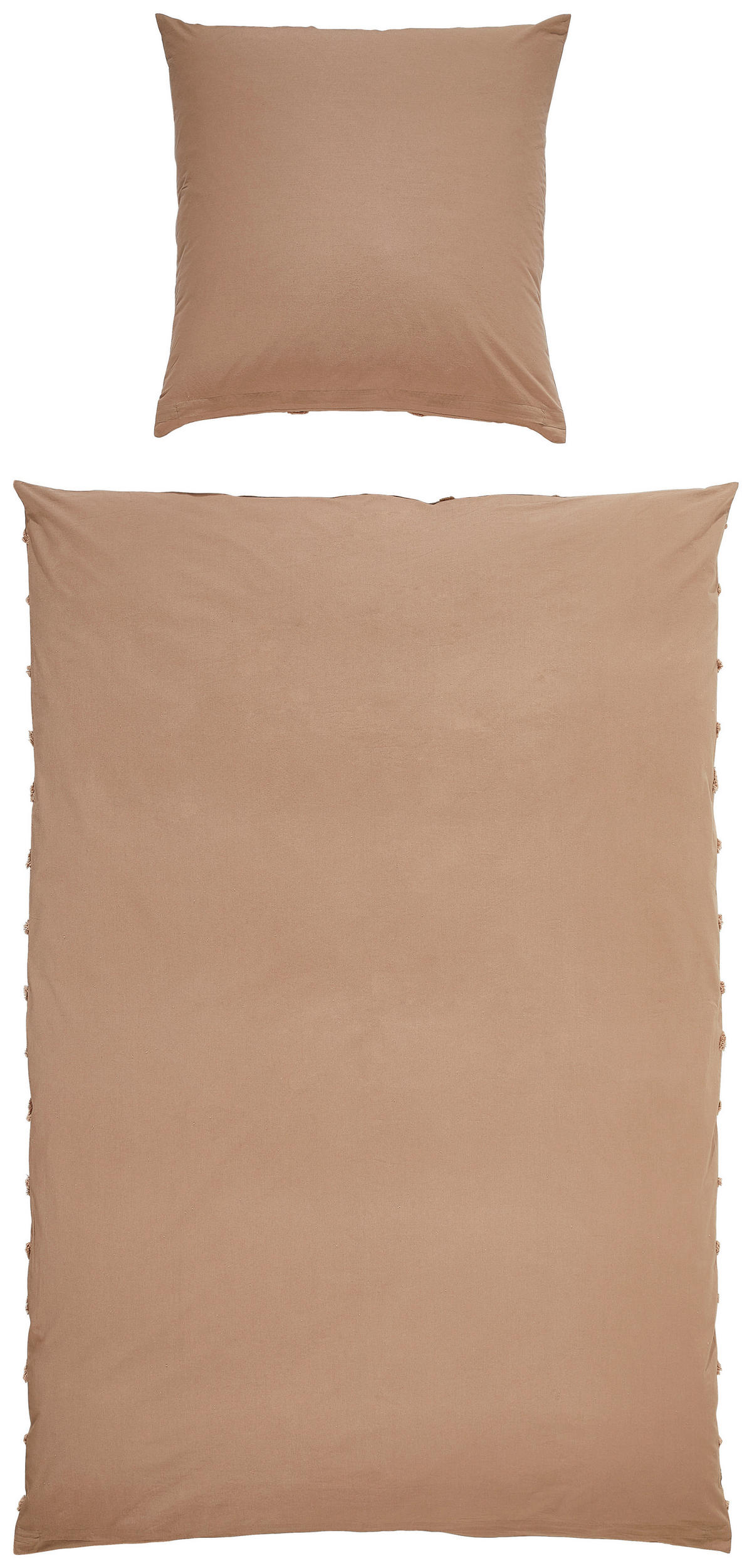 BETTWÄSCHE Renforcé 135/200 cm  - Braun, Trend, Textil (135/200cm) - Ambiente